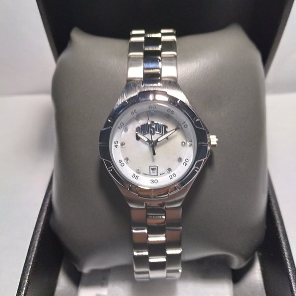 Ohio State Buckeyes NCAA Mother of Pearl Womens Watch by Logo Art !!!NEW!!! main image 4